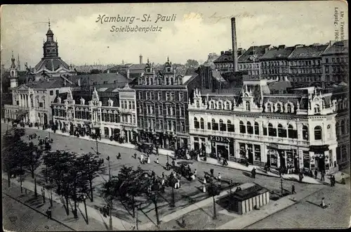 Ak Hamburg Mitte St. Pauli, Spielbudenplatz, Etablissement Eden, Lachmund