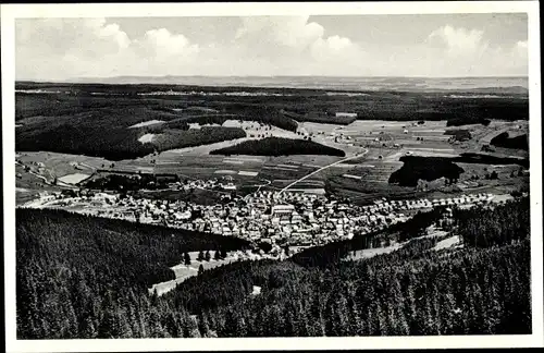 Ak Titisee Neustadt im Breisgau Schwarzwald, Totale vom Hochfirst aus