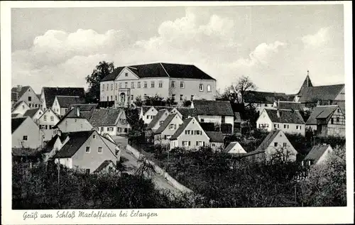 Ak Marloffstein in Mittelfranken Bayern, Schloss, Ortsansicht