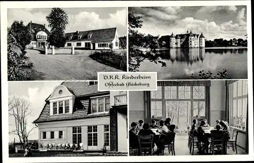 Ak Glücksburg an der Ostsee, DRK Kinderheim