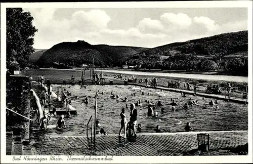 Ak Bad Hönningen am Rhein, Thermalschwimmbad