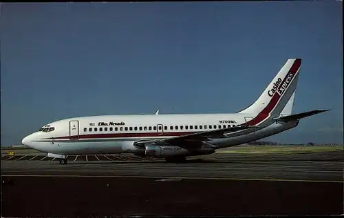 Ak Amerikanisches Passagierflugzeug, Casino Express, Elko Nevada, Boeing 737-2H4, N709ML