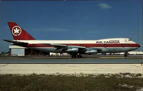 Ak Kanadisches Passagierflugzeug, Air Canada, Boeing 747-233B