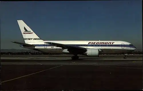 Ak Amerikanisches Passagierflugzeug, Piedmont, Boeing 767-201 ER