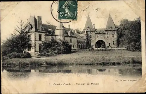 Ak Gesté Maine et Loire, Chateau du Plessis