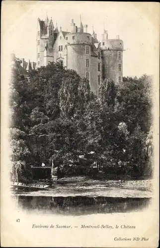 Ak Montreuil Bellay Maine et Loire, Le Chateau