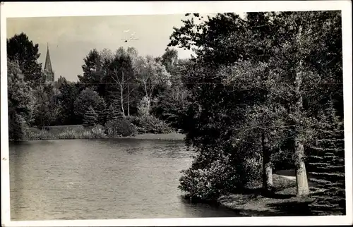 Foto Ak Polczyn Zdrój Bad Polzin Pommern, Partie am Brodesee