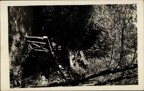 Foto Ak Polczyn Zdrój Bad Polzin Pommern, Wasserfall