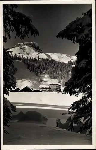 Ak Hirschegg Mittelberg Vorarlberg, Sporthotel Auenhütte