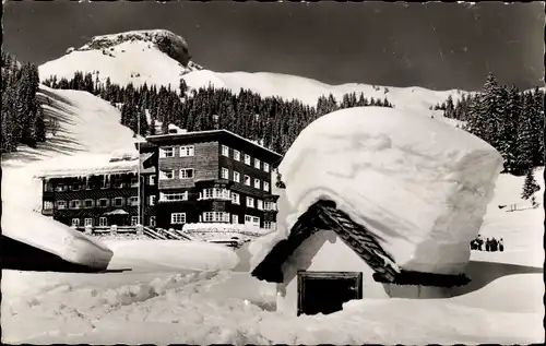 Ak Hirschegg Mittelberg Vorarlberg, Sporthotel Auenhütte