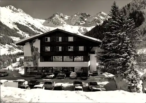 Ak Mittelberg im Kleinwalsertal Vorarlberg, Alte Krone, Schafalpköpfe