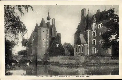 Ak Lassay Loir et Cher, Chateau du Moulin