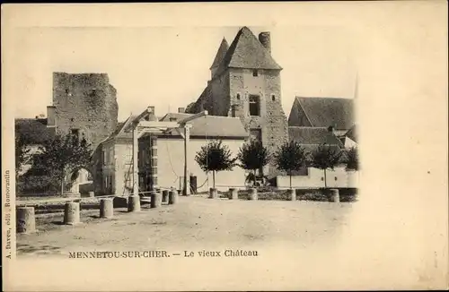 Ak Mennetou sur Cher Loir et Cher, Le vieux Chateau