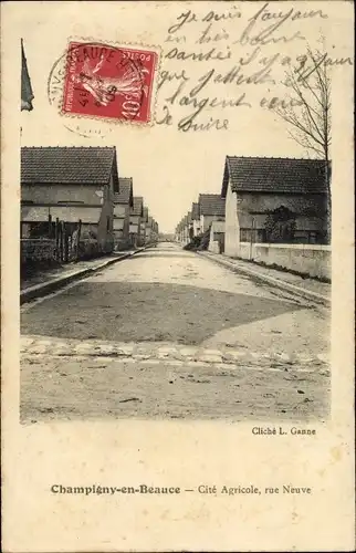 Ak Champigny en Beauce Loir et Cher, Cite Agricole, rue Neuve