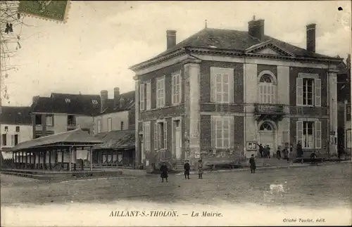 Ak Aillant sur Tholon Yonne, La Mairie