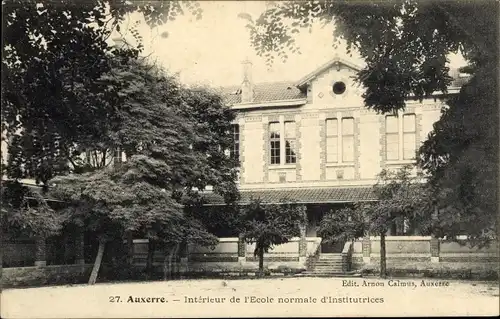 Ak Auxerre Yonne, Interieur de l'Ecole normale d'Institutrices