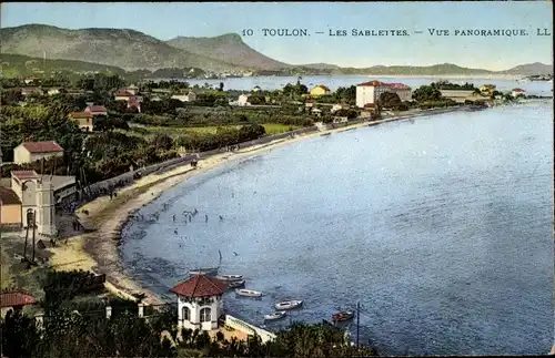 Ak Toulon Var, Les Sablettes, Vue Panoramique