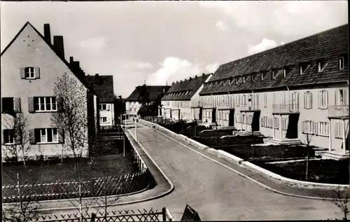 Ak Giebelstadt in Unterfranken, Straßenpartie im Ort