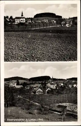 Ak Esseratsweiler Achberg Baden Württemberg, Blick auf den Ort