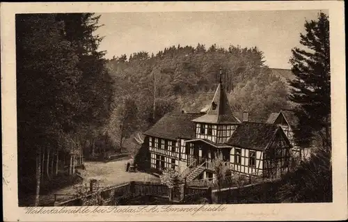 Ak Roda Stadtroda in Thüringen, Weihertalmühle