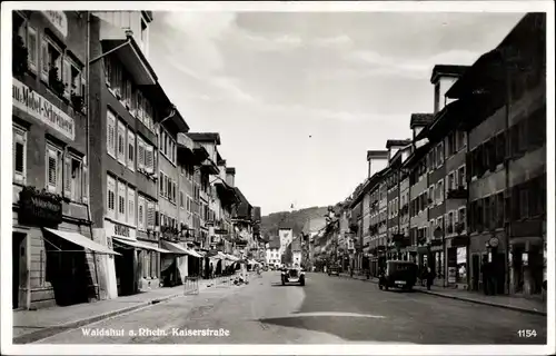 Ak Waldshut Tiengen am Hochrhein, Kaiserstraße, Möbelschreinerei