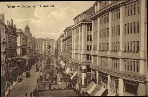 Ak Wien I., Graben, Tratnerhof