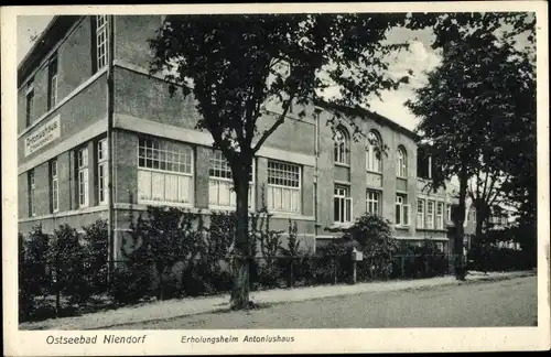 Ak Ostseebad Niendorf Timmendorfer Strand, Erholungsheim Antoniushaus