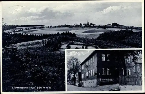 Ak Lichtentanne Probstzella Thüringen, Gasthaus zur fröhlichen Aussicht