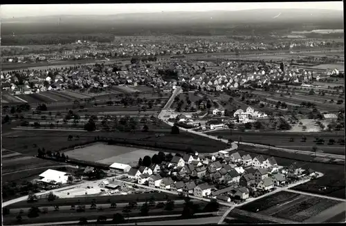 Ak Messel im Landkreis Darmstadt Dieburg, Fliegeraufnahme