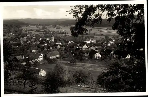 Ak Hauingen Lörrach in Baden, Gesamtansicht, Blick ins Wiesental