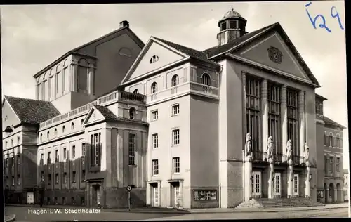 Ak Hagen in Westfalen, Stadttheater