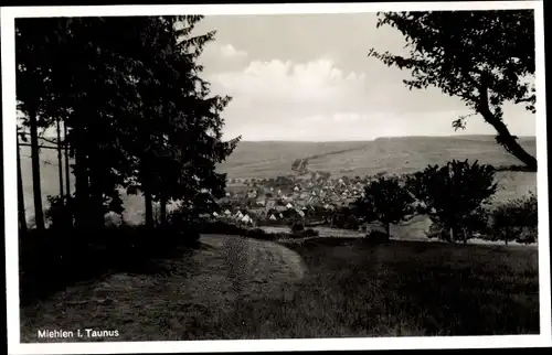 Ak Miehlen Rheinland Pfalz, Fernblick zum Ort