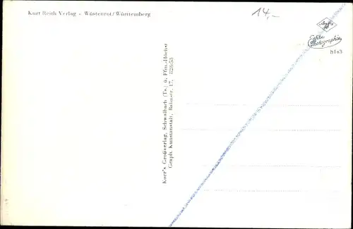 Ak Wüstenrot in Württemberg, Wesley Heim