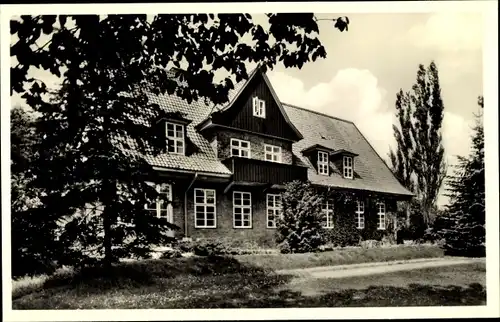 Ak Eldagsen Springe am Deister, Blick auf das Landheim der Bismarckschule Hannover