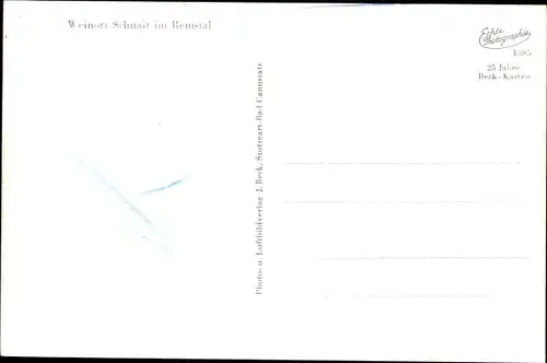 Ak Schnait Weinstadt in Württemberg, Totalansicht der Ortschaft