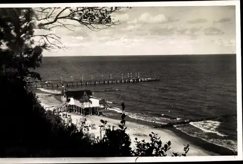Foto Ak Ostseebad Koserow auf Usedom, Blick auf den Strand