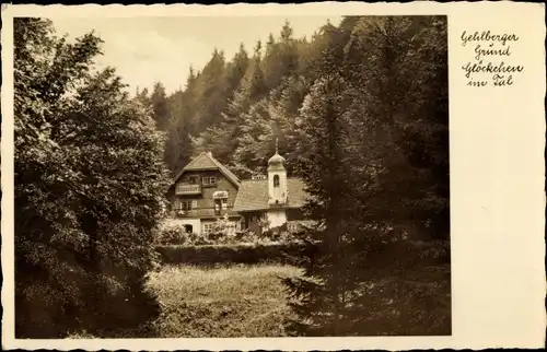 Ak Gehlberg Suhl in Thüringen, Gehlberger Grund, Glöckchen im Tal