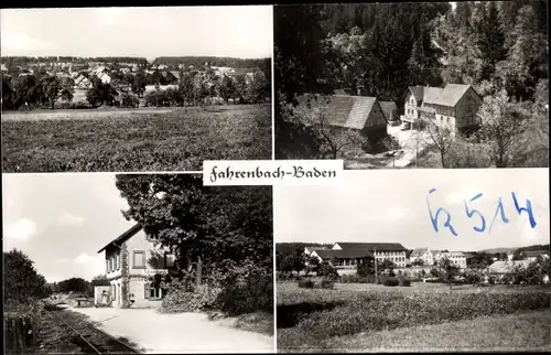 Ak Fahrenbach im Odenwald, Gesamtansicht, Detailansichten