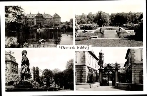 Ak Werneck in Unterfranken, Schloss