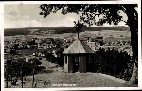 Ak Hardheim im Odenwald, Totale, Pavillon