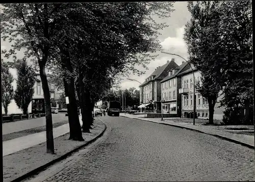 Ak Buxtehude, Blick auf die Bahnhofstraße