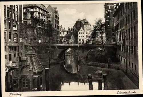 Ak Hamburg, Ellerntorsbrücke