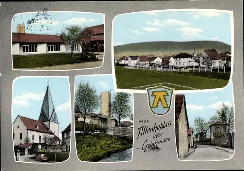 Ak Altenhaßlau Gelnhausen in Hessen, Kirche, Schule, Detailansichten