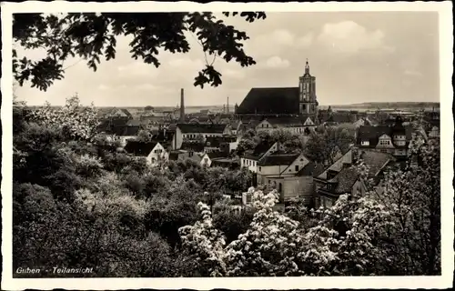 Ak Guben in der Niederlausitz, Teilansicht