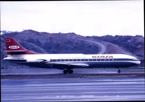 Ak Venezolanisches Passagierflugzeug Viasa, Caravelle I, YV-C-AVI Cn20