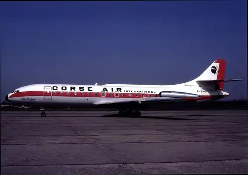 Ak Französisches Passagierflugzeug Corse Air, Caravelle III, F-BVSF Cn241