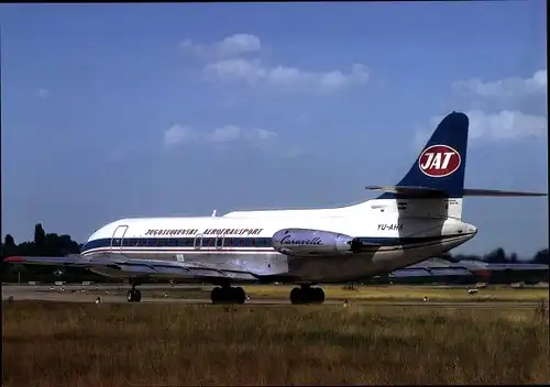 Ak Jugoslawisches Passagierflugzeug JAT Jugoslovenski Aerotransport, Caravelle VIN, YU-AHA Cn139