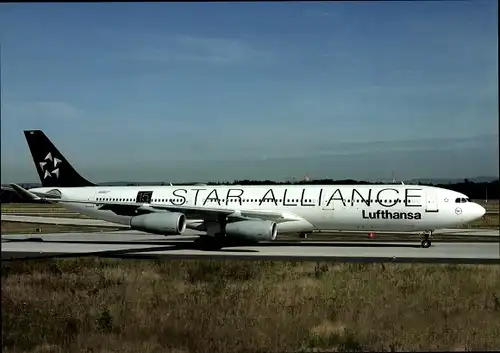 Ak Deutsches Passagierflugzeug Lufthansa Star Alliance, Airbus A340-311, D-AIGC Cn027
