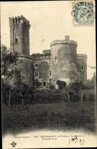 Ak Dournazac Haute Vienne, Le Chateau de Montbrun