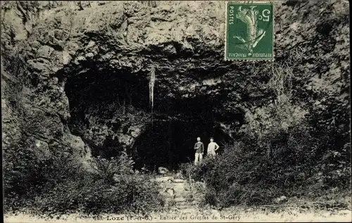 Ak Loze Tarn et Garonne, Entree des Grottes de Saint Gery